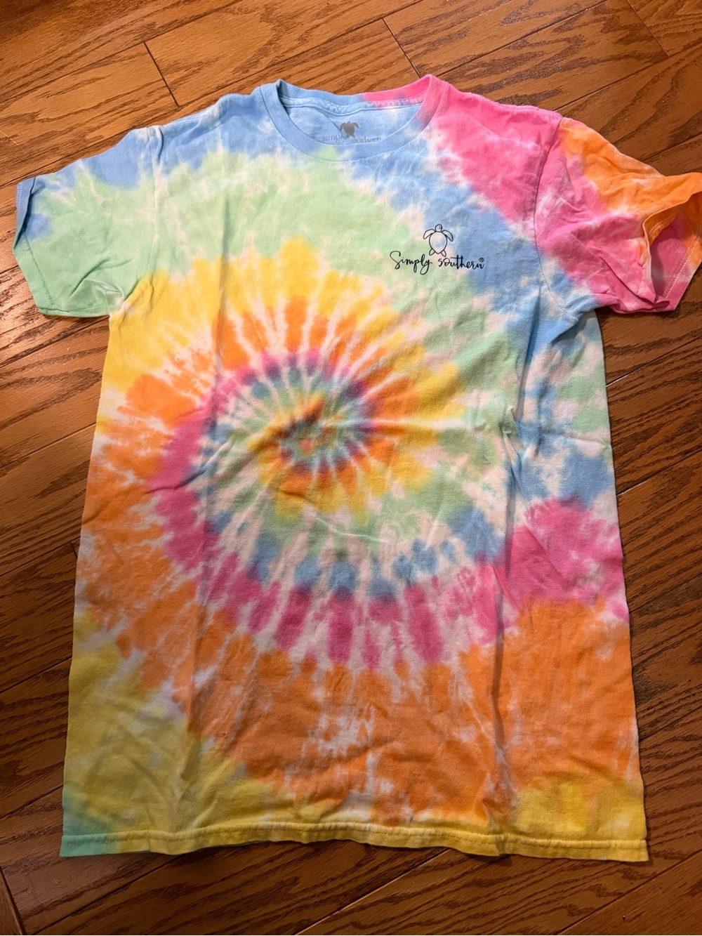 Simply Southern Tie-Dye Spiral Tee